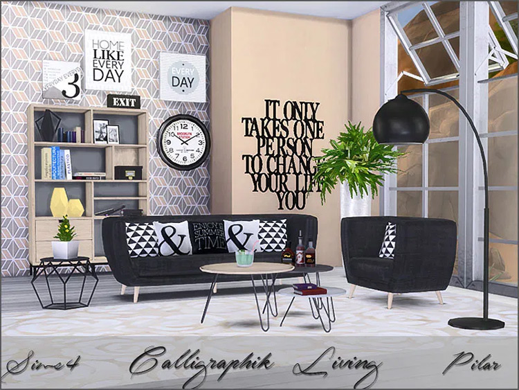 Sims 4 Living Room CC  Best Clutter   Furniture Packs   FandomSpot - 22