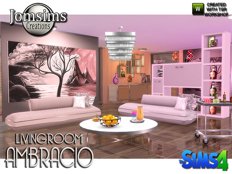 simsdom living room cc