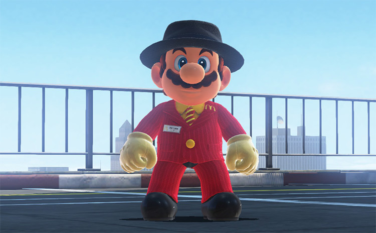 McDonalds Costume skin for Super Mario Odyssey