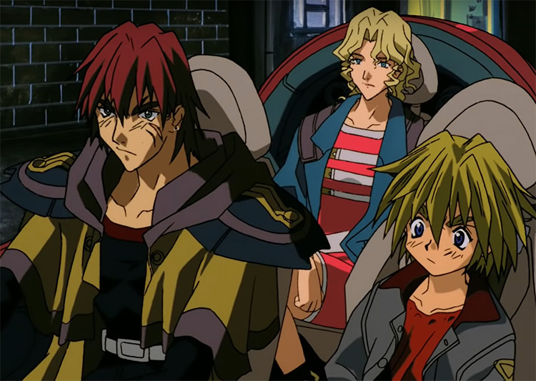 Bounty hunters in Outlaw Star Anime