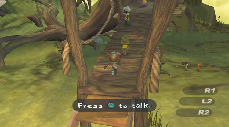 Psychonauts gameplay - PS2 screenshot