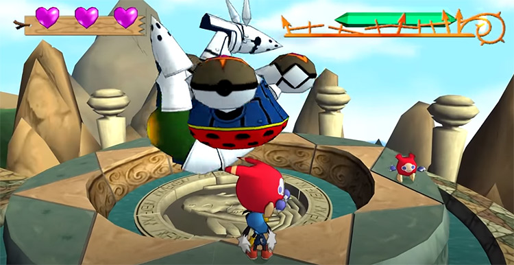 Boss battle in Klonoa 2: Lunatea’s Veil