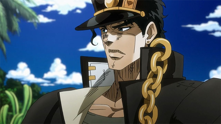 Jotaro Kujo from JoJo's Bizarre Adventure anime