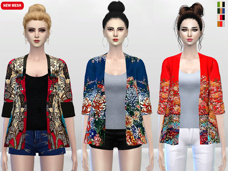 Yukata Mesh Sims 4 Busynimfa