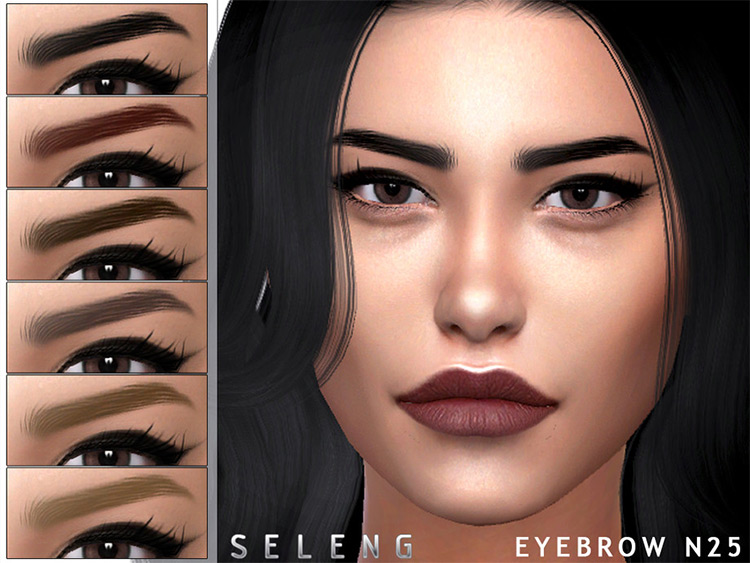 sims 4 realistic eyebrows