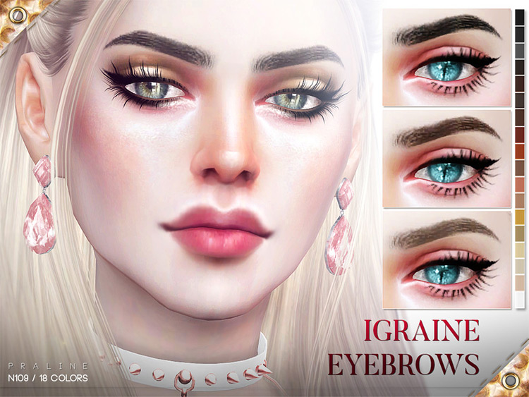 sims 4 realistic eyebrows