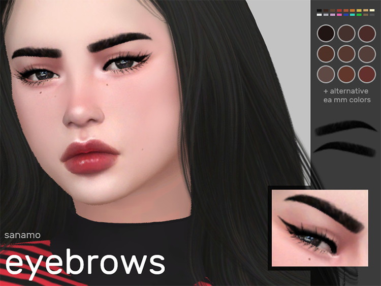 sims 4 cc eyebrows