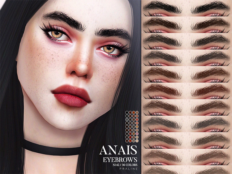 eyebrows sims 4 custom content