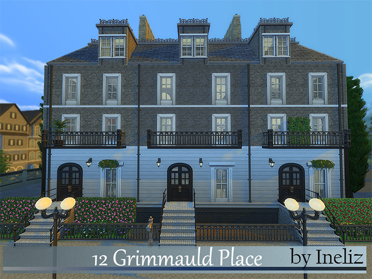12 Grimmauld Place Lot for The Sims 4
