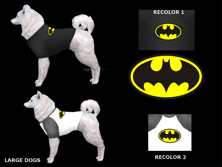 Batman T-Shirt For Large Dogs CC