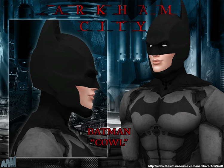 Arkham City Batman in Sims 4