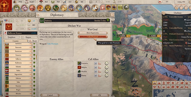 Improved Battles in Imperator Rome