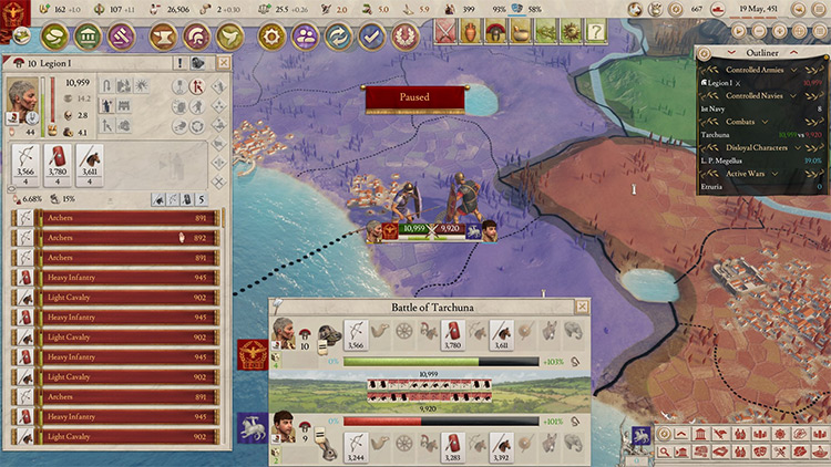 Better UI mod for Imperator Rome