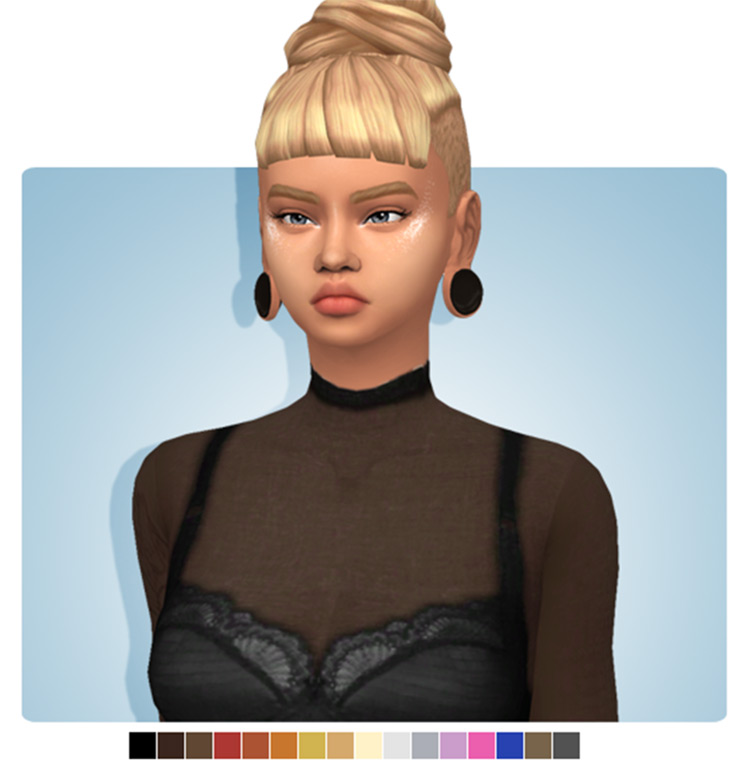 Cool Shaved Side Hair Do CCs For The Sims 4   FandomSpot - 65