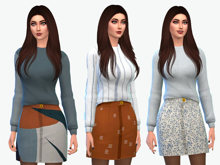 Fallon Sweater/skirt combo dressed-up