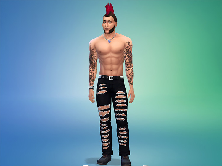 Rock Legend Jeans CC for The Sims 4
