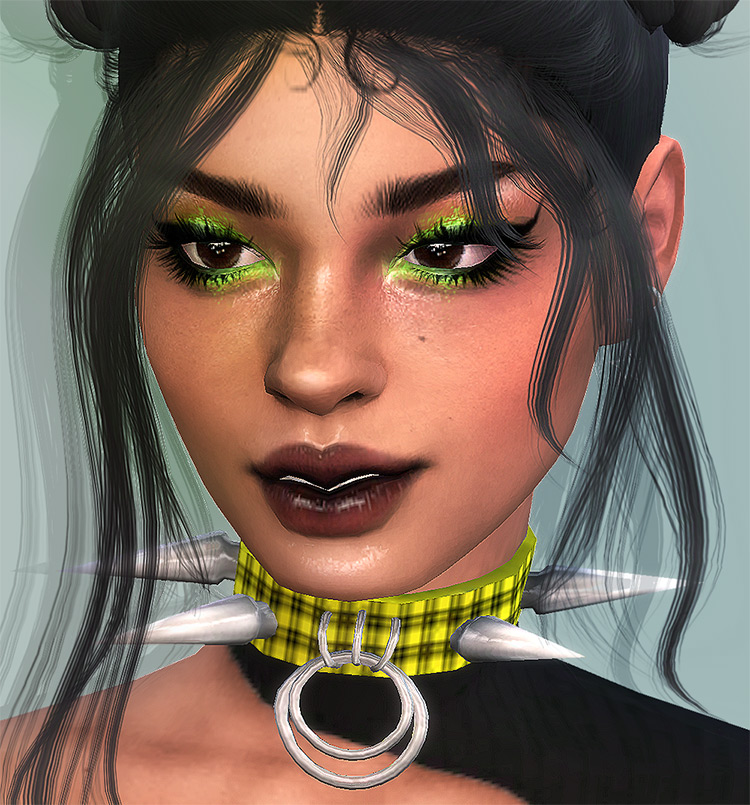 Undead Ahead Choker - Sims 4 Choker accessory mod