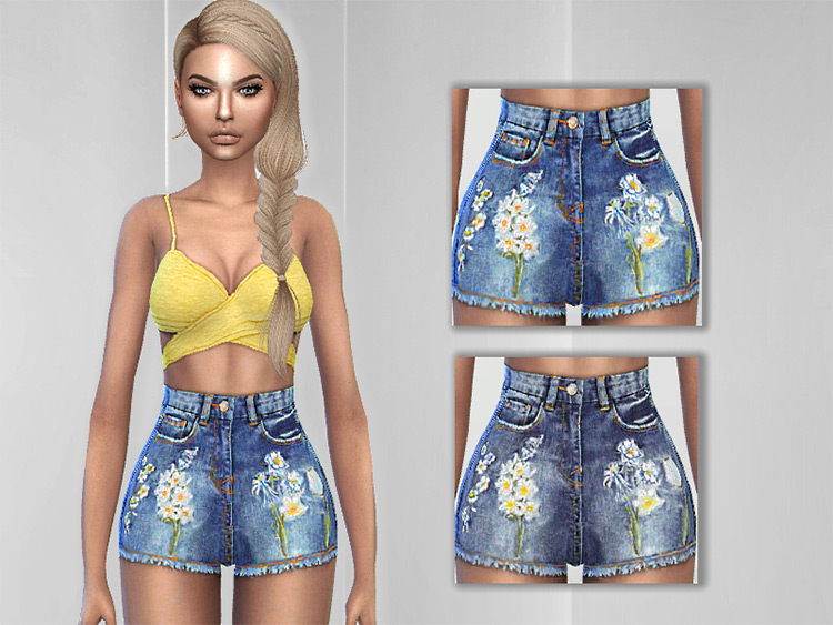 Sims 4 CC  Best Jean Shorts   Cutoffs  For Girls   Guys    FandomSpot - 90