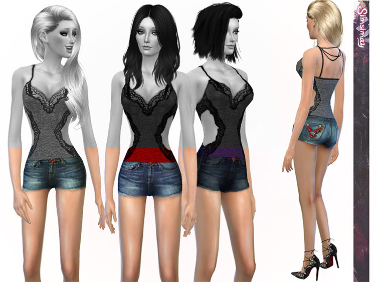 Sims 4 CC  Best Jean Shorts   Cutoffs  For Girls   Guys    FandomSpot - 83