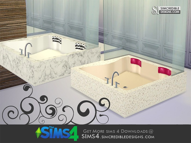 Valentines Day Hot Tub - TS4 CC