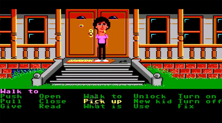 Maniac Mansion Lucasarts gameplay