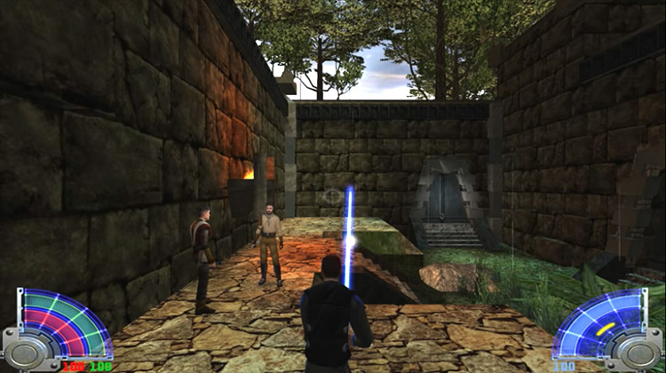 Star Wars Jedi Knight: Jedi Academy gameplay