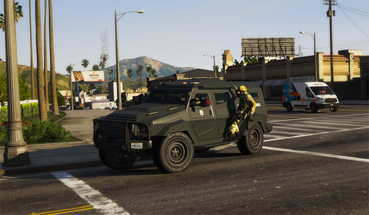 SAHP SWAT Insurgent for GTA5