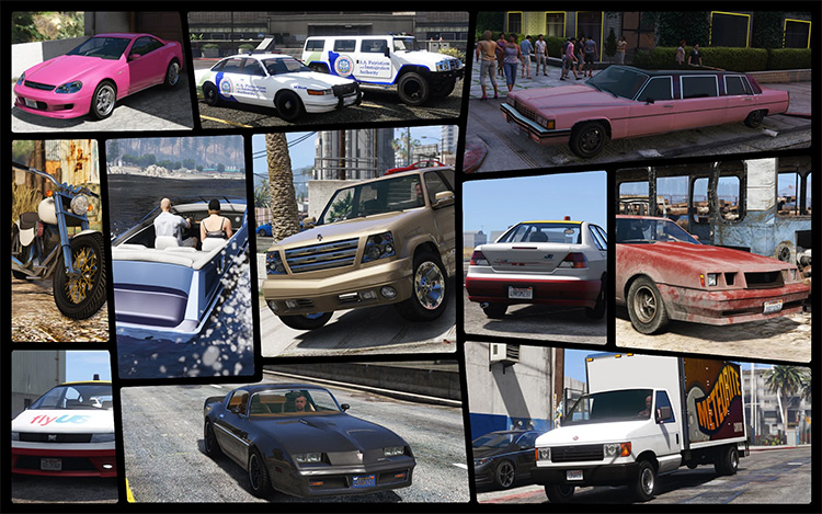 gta v car pack mod