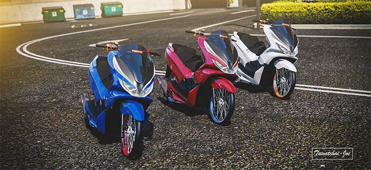 Honda PCX-2018 Mod for GTA5