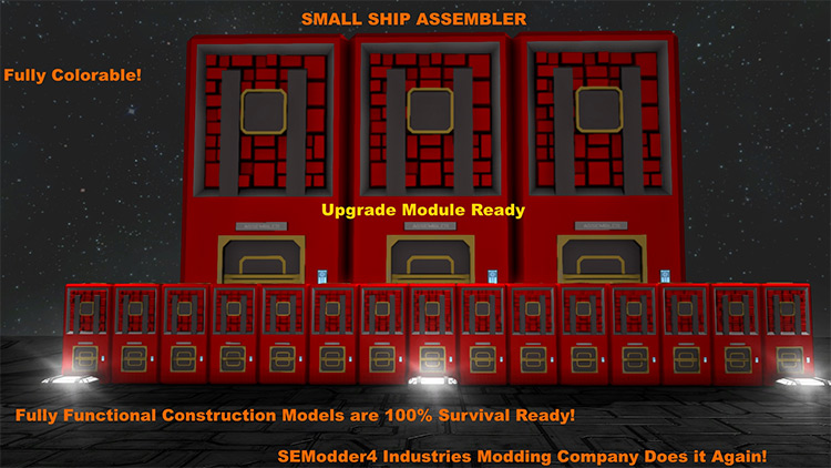 Small Ship Mega Mod Pack Space Engineers