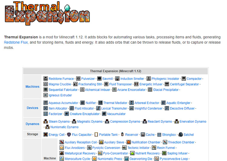 Thermal Expansion Minecraft Mod