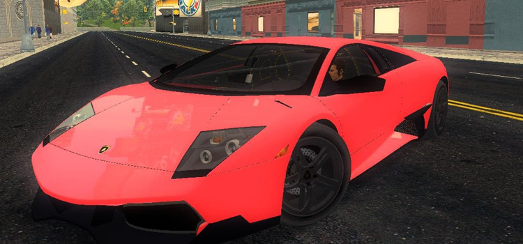 Lambo Murcielago Car Mod - GTA3 HD Screenshot