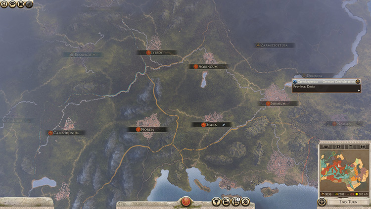 Campaign Camera Total War Rome II Mod screenshot