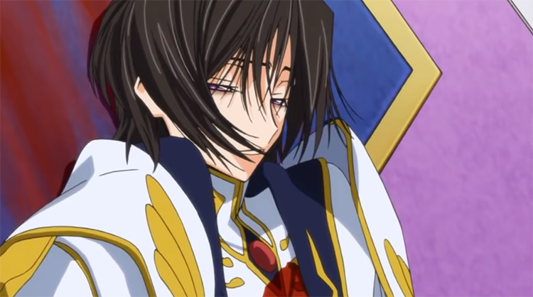 Death of Lelouch in Code Geass Anime