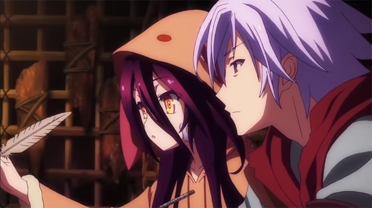 Schwi and Riku in No Game No Life Anime