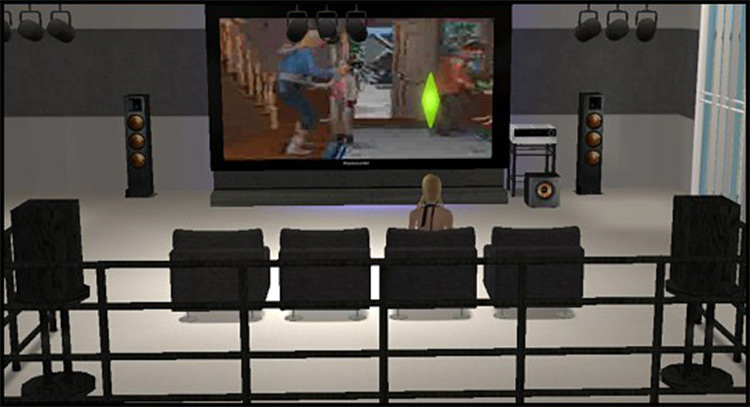 Home Cinema TV for Sims 4