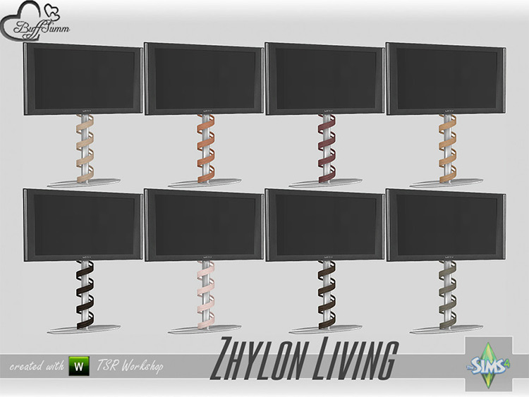 Living Zhylon Standing TV - Sims 4 CC