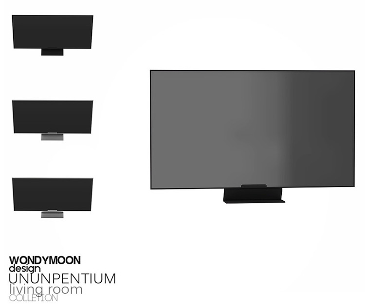 Ununpentium TV - Television CC for The Sims 4