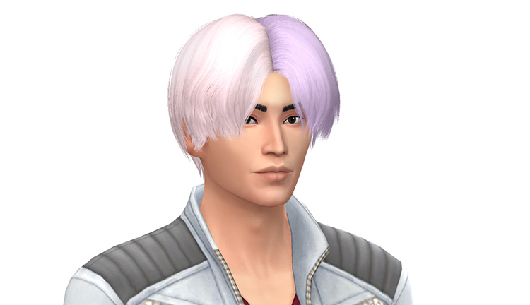how to split color hair on sims 4