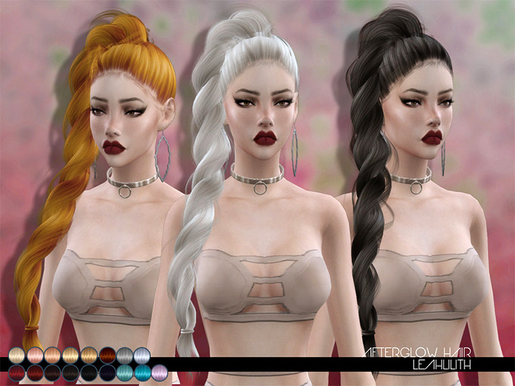 Sims 4 CC  Cute Side Ponytail Hairstyles  All Free    FandomSpot - 24