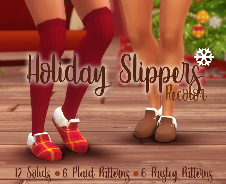 Sims 4 Slippers CC  The Cutest Custom Slippers To Try On   FandomSpot - 19