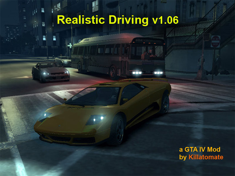 Realistic Driving & Flying Mod for GTA4