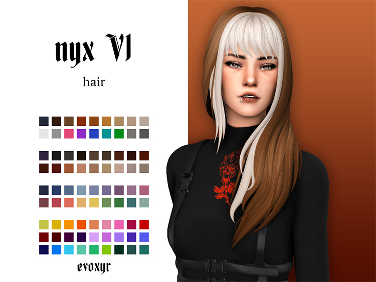 sims 4 cc hair with bangs