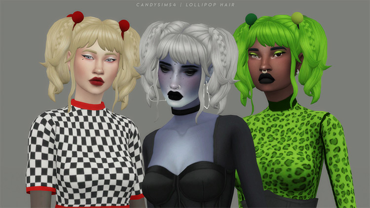 sims 4 cc hair with bangs