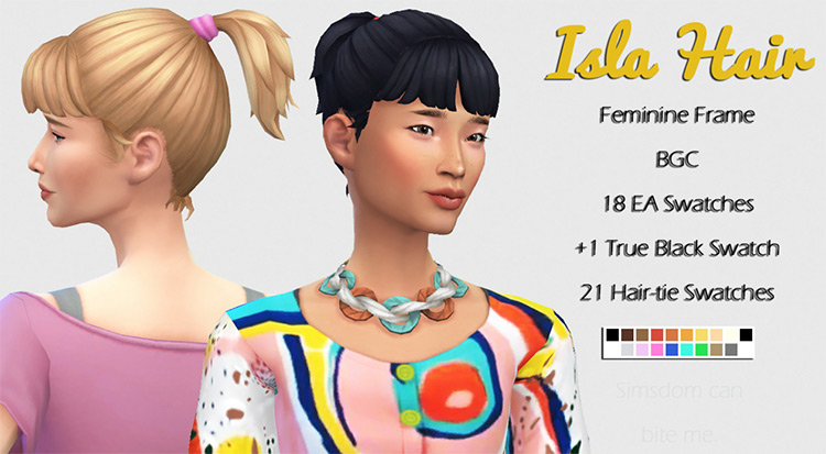 The Sims 4  Best Bangs Hairstyle CC To Download  All Free    FandomSpot - 73