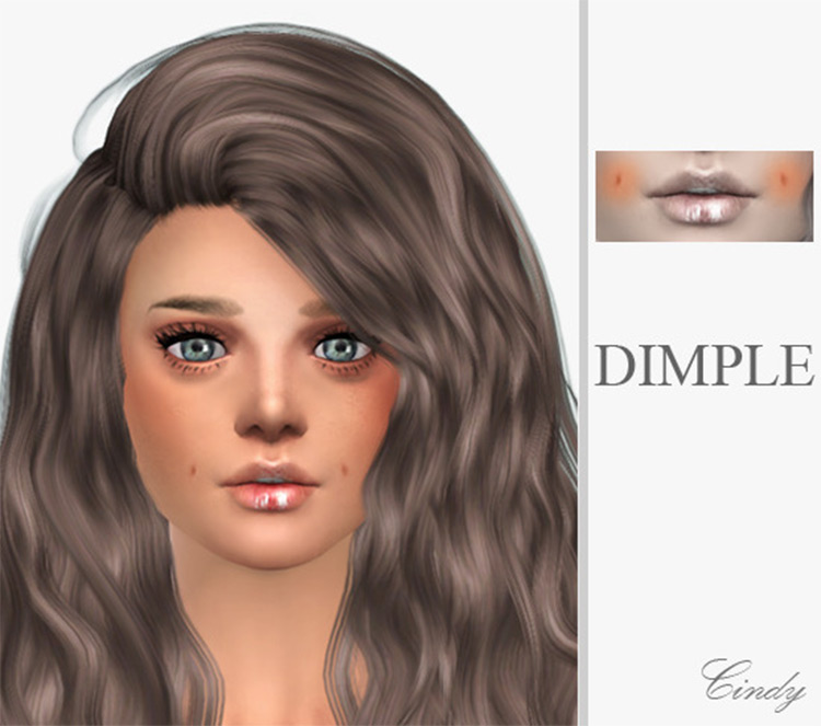 Sweetest dimples CC for girls and guys TS4
