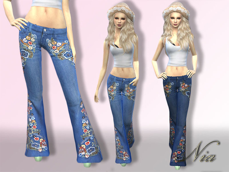 Sims 4 Flare Pants