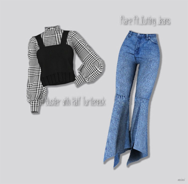 Sims 4 CC  Best Flare Pants   Bell Bottom Jeans To Try On   FandomSpot - 36