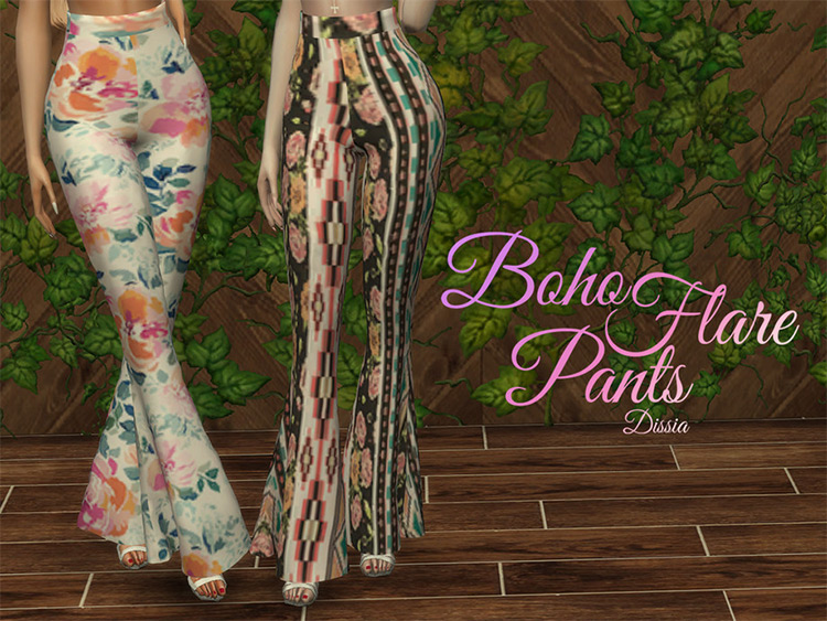 Sims 4 CC  Best Flare Pants   Bell Bottom Jeans To Try On   FandomSpot - 48