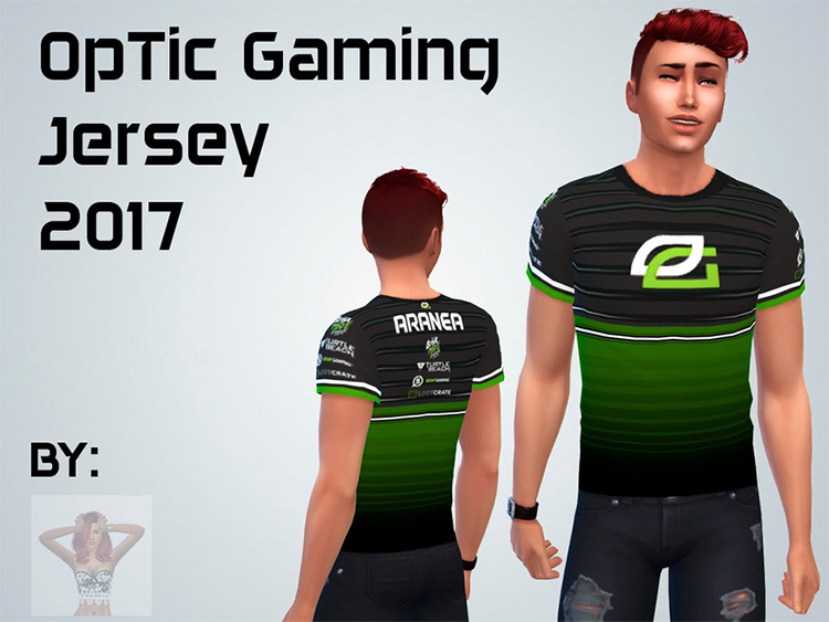 Optic Pro Gaming Jersey decor - Sims 4